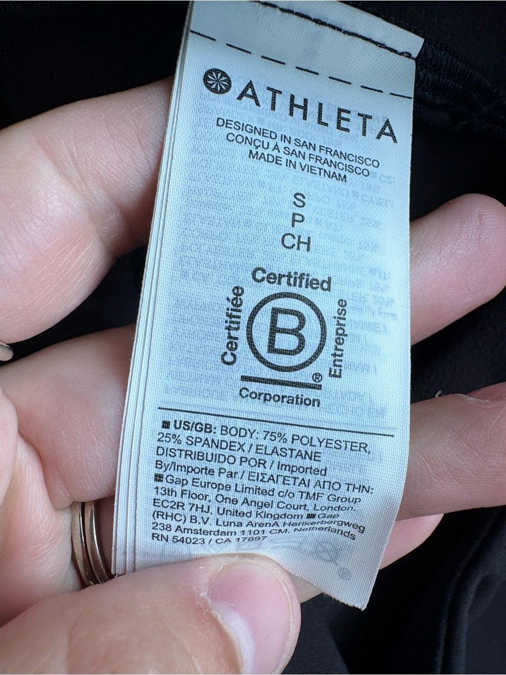 Athleta Rainier Cargo Tight Leggings Women’s Petite S Gray High Rise Pockets - Picture 5 of 9